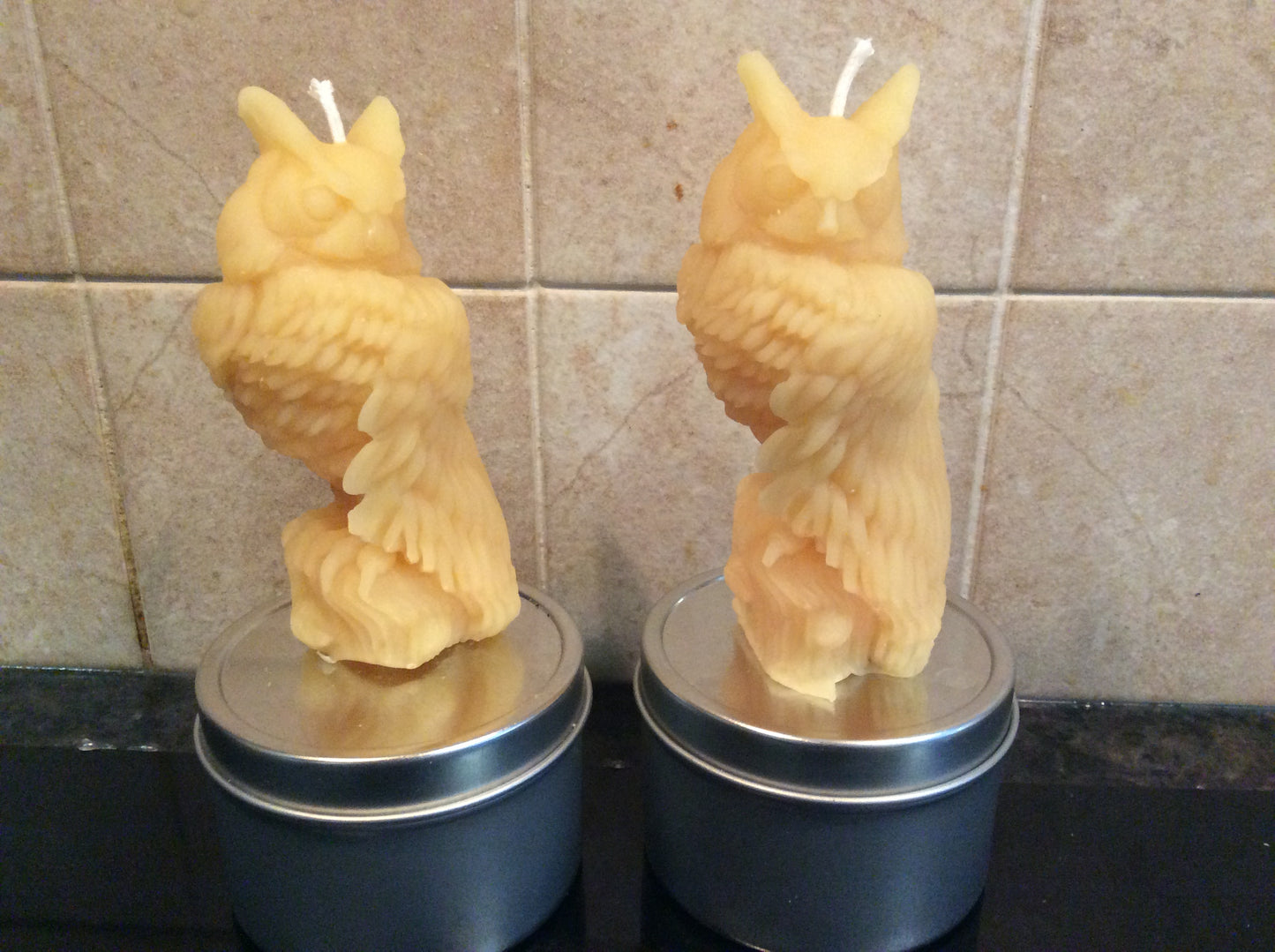 GREAT HORNED OWL 4" x 1.5" (3 oz)