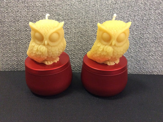 WIDE EYED OWL (3" x 3") (4oz)