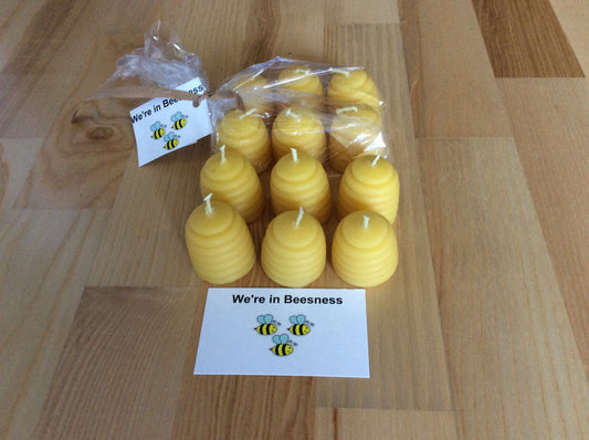 BEEHIVE TEALIGHTS (pack of six)